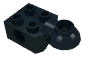 Набор LEGO Technic Brick Special 2 x 2 with Pin Hole, Rotation Joint Ball Half [Horizontal Top], Черный