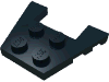 Набор LEGO Wedge Plate 3 x 4 with Stud Notches, Черный