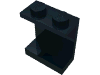 Набор LEGO Panel 1 x 2 x 2 [Solid Studs], Черный