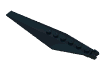 Набор LEGO Hinge Plate 1 x 12 with Angled Side Extensions and Tapered Ends, Черный