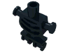 Набор LEGO Torso - Skeleton Thick Shoulder Pins, Черный