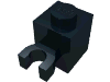 Набор LEGO Brick Special 1 x 1 with Clip Vertical [Thick U Clip, Solid Stud], Черный