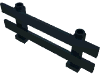 Набор LEGO Fence 1 x 8 x 2 2/3, Черный