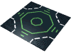 Набор LEGO Baseplate Road 32 x 32 9-Stud Landing Pad with Green Octagon Print [6988 / 6710], Черный