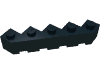 Набор LEGO Brick Wedged Facet 5 x 5, Черный