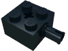 Набор LEGO Brick Special 2 x 2 with Pin and Axle Hole, Черный