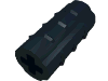 Набор LEGO Technic Axle Connector Ridged [with + Hole + Orientation], Черный