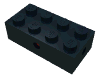 Brick, Modified 2 x 4 with Wheels Holder Old, Clear Bottom