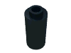 Набор LEGO Brick, Round 1 x 1 90 Degree Elbow - No Stud, Черный