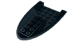 Набор LEGO Aircraft Fuselage Curved Forward 6 x 10 Bottom, Черный