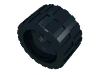 Tyre 24 x 14 Shallow Tread (Tread Small Hub), Band Around Center of Tread