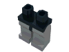 Набор LEGO Hips and Light Bluish Gray Legs, Черный