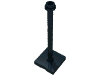 Набор LEGO Tile Special 2 x 2 with Bar and Stud with Stop Ring, Черный