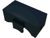 Набор LEGO Train Brick  2 x  4 x  1.333 Sliding Wheel Block, Черный