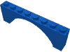 Набор LEGO Brick Arch 1 x 8 x 2 Raised, Голубой