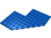 Набор LEGO Plate Angled 10 x 10 without Corner, Голубой