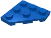 Набор LEGO Wedge Plate 3 x 3 Cut Corner, Голубой