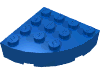Набор LEGO Brick Round Corner 4 x 4 Full Brick, Голубой