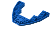 Набор LEGO Boat Bow Brick 8 x 10 x 1, Голубой