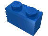 Набор LEGO Brick Special 1 x 2 with Grill, Голубой