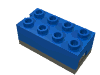 Набор LEGO Electric Light Sensor with Non-Removable Lead, Голубой
