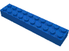 Набор LEGO Brick 2 x 10, Голубой