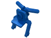 Набор LEGO Tricycle Body Front Fork / Handlebars, Голубой
