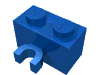 Набор LEGO Brick Special 1 x 2 with Vertical Clip [Thick U Clip], Голубой