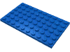Набор LEGO Plate 6 x 10, Голубой