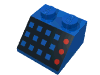 Набор LEGO Slope 45В° 2 x 2 with 12 Buttons, 3 Red Lamps, Black Panel Print, Голубой