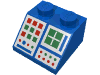 Набор LEGO Slope 45В° 2 x 2 with Computer Panel Print, Голубой