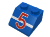 Набор LEGO Slope 45В°  2 x  2 with Red/White &quot, Голубой