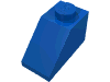 Набор LEGO Slope 45В° 2 x 1 - without Bottom Tube, Голубой
