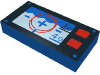 Набор LEGO Tile 1 x 2 with Underwater Navigation Print, Голубой