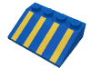 Набор LEGO Slope 33В° 3 x 4 with Yellow Stripes Print [3041 / 4267], Голубой