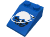 Набор LEGO Slope 33В° 3 x 2 with Ice Planet Logo Print, Голубой
