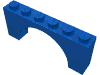 Набор LEGO Brick Arch 1 x 6 x 2 - Thick Top with Reinforced Underside, Голубой
