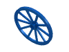 Набор LEGO Wheel Wagon Giant (56mm D., 7 studs Dia.), Голубой