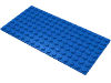Набор LEGO Baseplate 8 x 16, Голубой