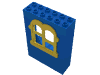 Набор LEGO Panel  2 x  6 x  7 with Fabuland Window Rectangular Yellow, Голубой