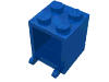 Набор LEGO Box 2 x 2 x 2 [Solid Studs], Голубой