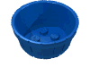 Набор LEGO Container, Barrel Half Large, Голубой