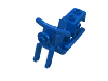 Набор LEGO Bike  2 Wheel Motorcycle Frame  3 x  6 x  3 (Complete), Голубой