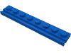 Набор LEGO Plate Special 1 x 8 with Door Rail, Голубой