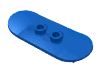 Набор LEGO Minifig Skateboard with Mag Wheel Holders, Голубой