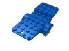 Fabuland Airplane Base 10 x 4 with Light Gray Wheels