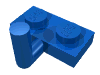 Набор LEGO Plate Special 1 x 2 with Arm Up [Horizontal Arm 6mm], Голубой