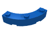 Набор LEGO Brick Round Corner 4 x 4 Macaroni Wide with 3 Studs, Голубой