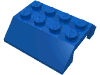 Набор LEGO Slope 45В° 4 x 4 Double with Hinge, Голубой