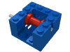 Набор LEGO Winch 4 x  4 x  2 with Red Drum (Complete), Голубой
